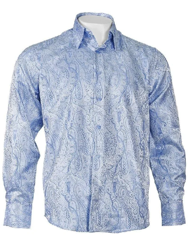 Shop our exclusive men’s fashion deals – limited time only! Long Sleeve Light Blue Paisley Jacquard Shirt Shop our exclusive men’s fashion deals – limited time only! Long Sleeve Light Blue Paisley Jacquard Shirt