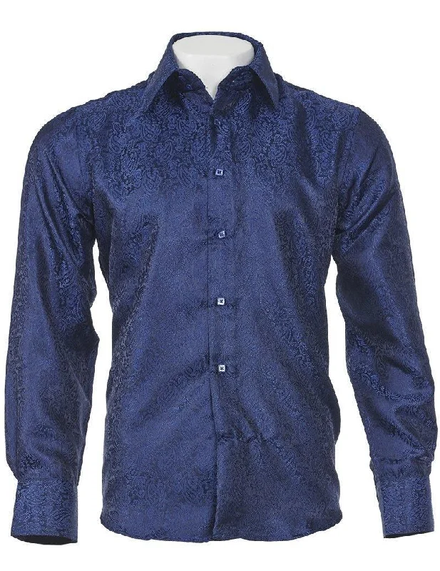 Save on top-selling fashion styles – Big discounts on men’s clothing. Long Sleeve Light Navy Paisley Jacquard Shirt Save on top-selling fashion styles – Big discounts on men’s clothing. Long Sleeve Light Navy Paisley Jacquard Shirt