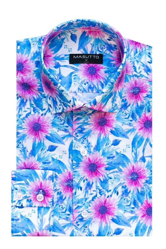 Shop the latest styles in men’s fashion – don’t miss out on these deals!  Masutto Shirt | BASTEN-05 LONG SLEEVE BUTTON DOWN SHIRT