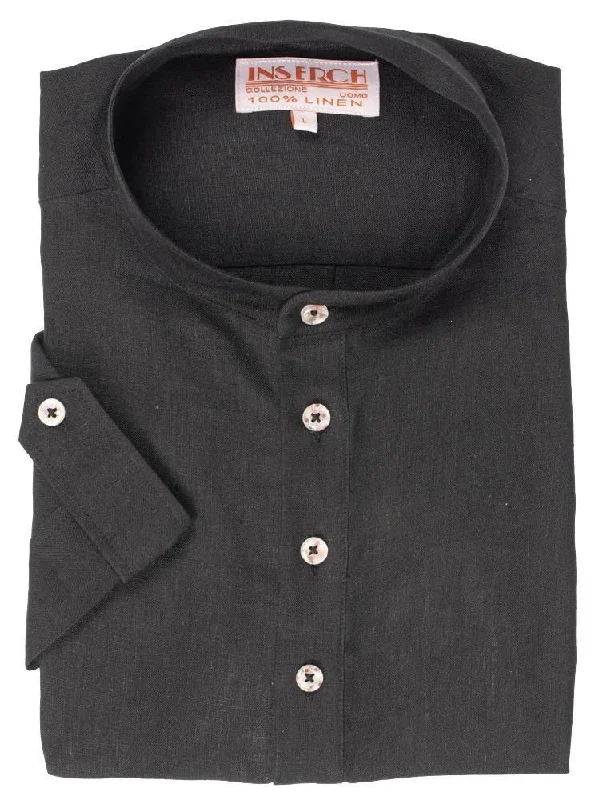 Don’t miss out on men’s fashion sales – shop today and save big! MEN'S BLACK LINEN BANDED COLLAR POP OVER SHIRT BY INSERCH Don’t miss out on men’s fashion sales – shop today and save big! MEN'S BLACK LINEN BANDED COLLAR POP OVER SHIRT BY INSERCH