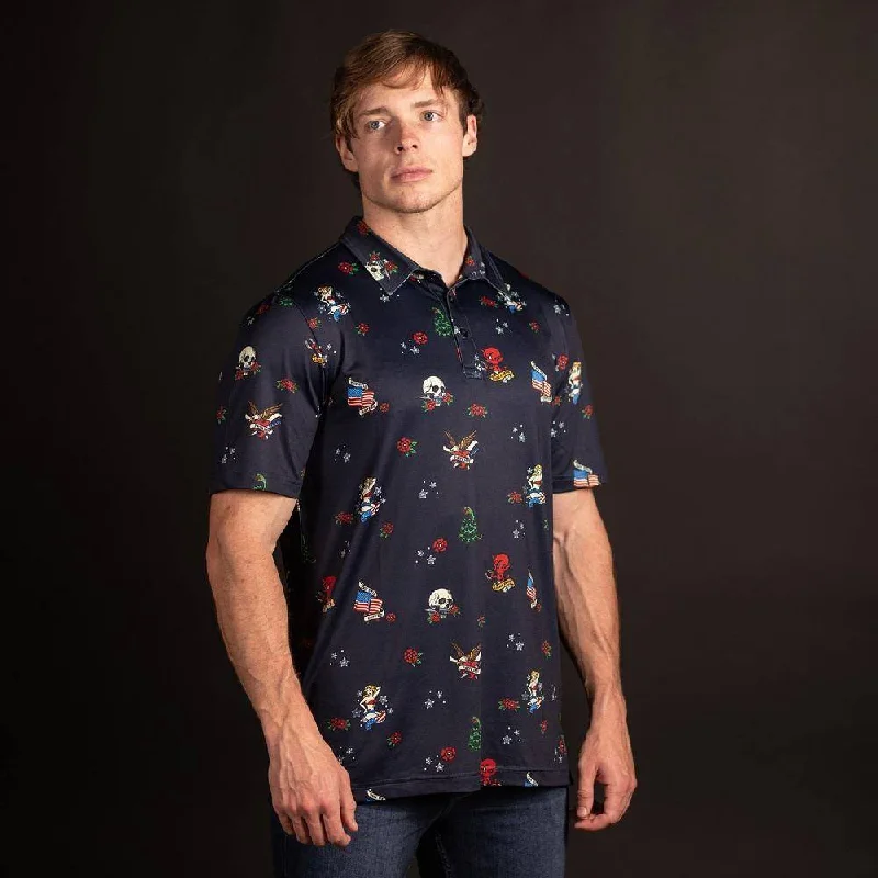 Shop stylish clothing for less – Great deals this week only. Men's Polo - Freedom Ink Shop stylish clothing for less – Great deals this week only. Men's Polo - Freedom Ink