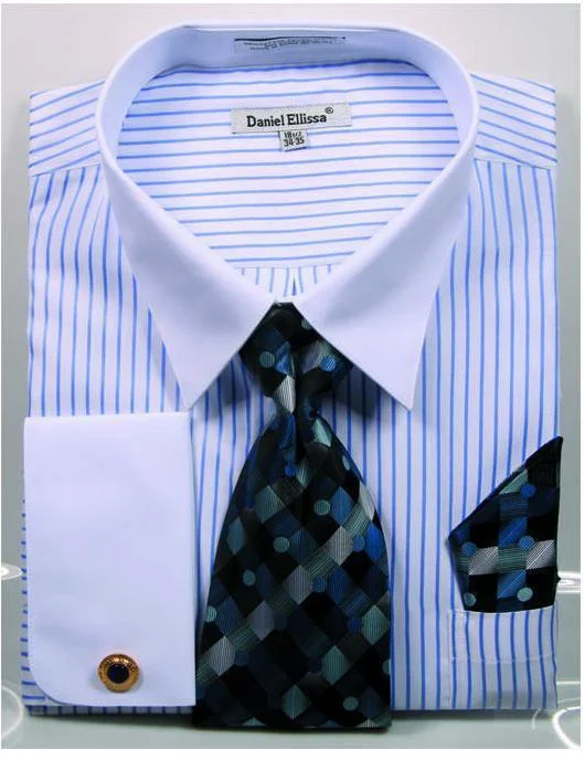 Shop men’s and women’s fashion at unbeatable prices today! Men's Royal PinStripe Shirt Set with White Collar Shop men’s and women’s fashion at unbeatable prices today! Men's Royal PinStripe Shirt Set with White Collar