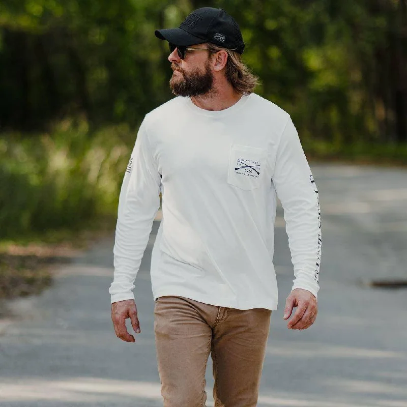 Shop now and enjoy massive savings on stylish clothing for all seasons.  Overwatch Long Sleeve - White