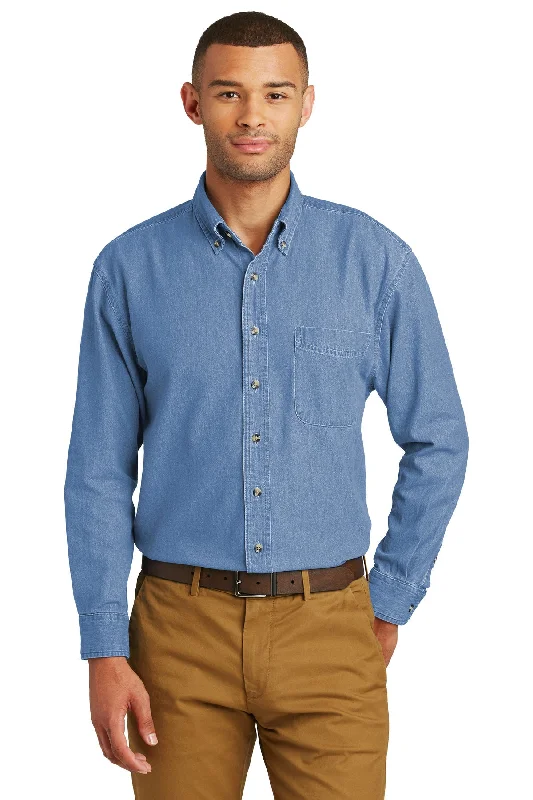 Shop stylish men’s clothing and enjoy amazing discounts. Port & Company Long Sleeve Value Denim Shirt Shop stylish men’s clothing and enjoy amazing discounts. Port & Company Long Sleeve Value Denim Shirt