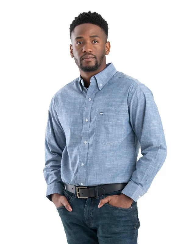 Exclusive clothing deals for customers – Shop today! Foreman Flex Long Sleeve Chambray Button Down Work Shirt Exclusive clothing deals for customers – Shop today! Foreman Flex Long Sleeve Chambray Button Down Work Shirt