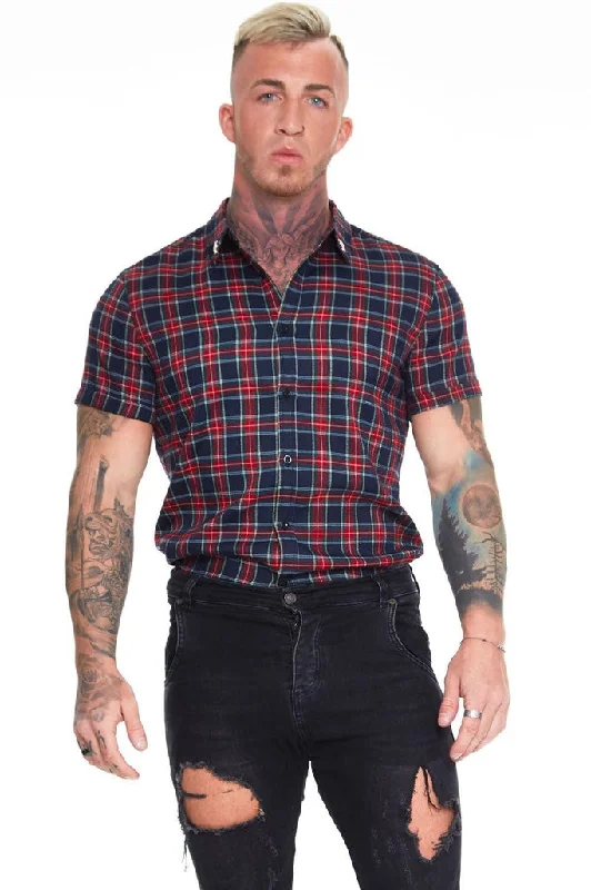 Clearance sale – shop men's clothing at discounted prices! Tartan Short Sleeve Oxford Shirt Clearance sale – shop men's clothing at discounted prices! Tartan Short Sleeve Oxford Shirt