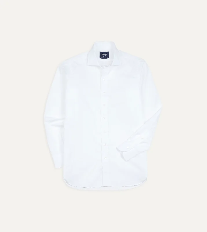 Shop affordable clothing for men – Up to 60% off! White Cotton Spread Collar Poplin Shirt Shop affordable clothing for men – Up to 60% off! White Cotton Spread Collar Poplin Shirt