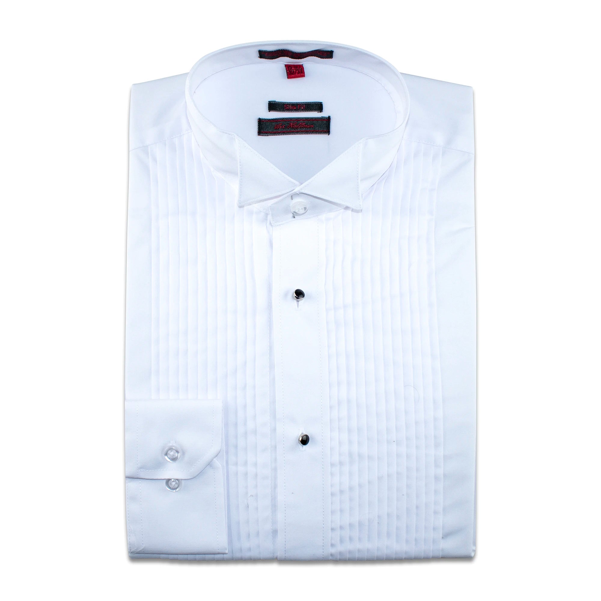 Shop trendy clothing for every season – Special promotion today. White Slim-Fit Tuxedo Dress Shirt With Wingtip Collar Shop trendy clothing for every season – Special promotion today. White Slim-Fit Tuxedo Dress Shirt With Wingtip Collar
