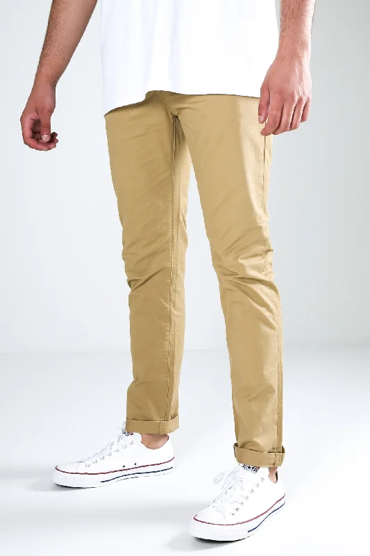 Don’t miss out – huge discounts on men’s trendy styles.  Stretch Chino Light Camel