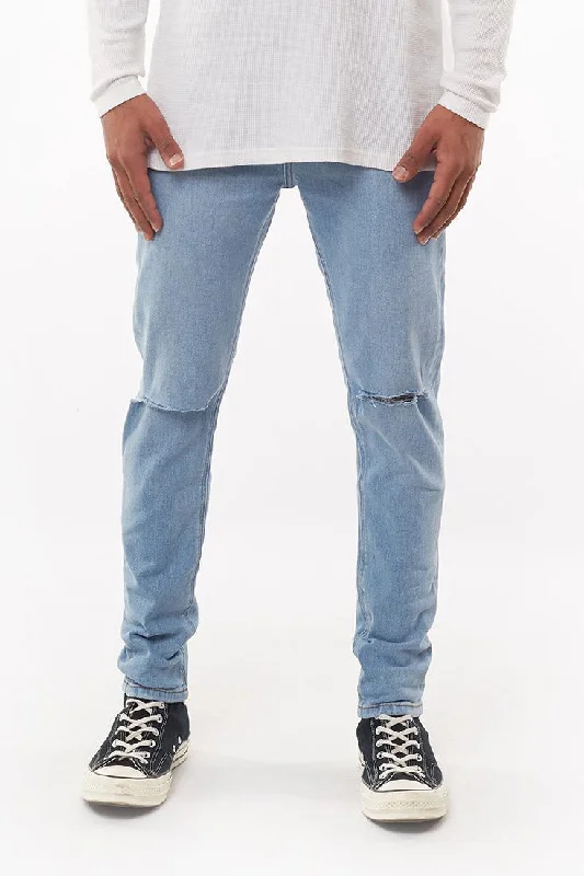 Shop the best clothing brands at amazing prices –   Shadow Jean Trashed Out Blue