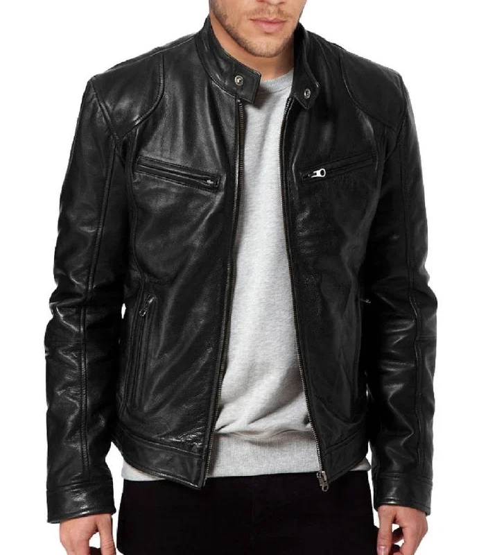 Men’s fashion just got more affordable – shop now! Leather Jackets Hub Men's Sword Black Genuine Lambskin Leather Biker Jacket (Black, Racer Jacket) - 1501533 Men’s fashion just got more affordable – shop now! Leather Jackets Hub Men's Sword Black Genuine Lambskin Leather Biker Jacket (Black, Racer Jacket) - 1501533