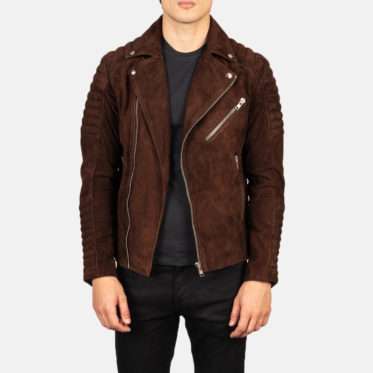 Huge savings on all categories of clothing – Shop our seasonal sale. Armand Mocha Suede Biker Jacket Huge savings on all categories of clothing – Shop our seasonal sale. Armand Mocha Suede Biker Jacket