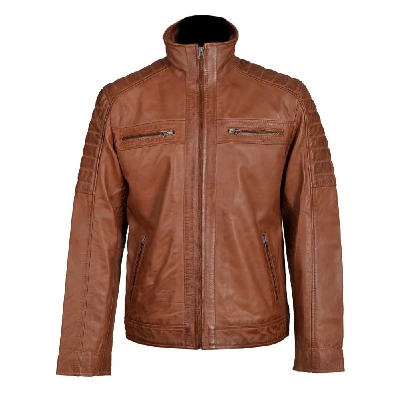 Men’s fashion just got more affordable – shop now! Bogdans brown leather jacket with shoulder and arm patches Men’s fashion just got more affordable – shop now! Bogdans brown leather jacket with shoulder and arm patches