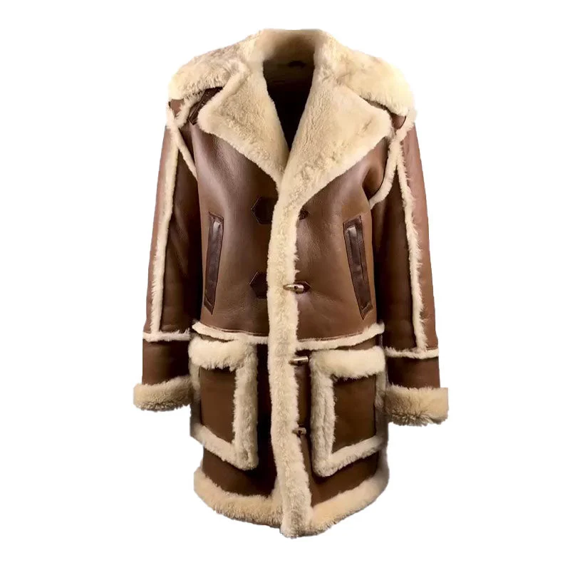 Get the latest trends in men’s clothing – huge savings inside. Brock's Brown shearling overcoat Get the latest trends in men’s clothing – huge savings inside. Brock's Brown shearling overcoat