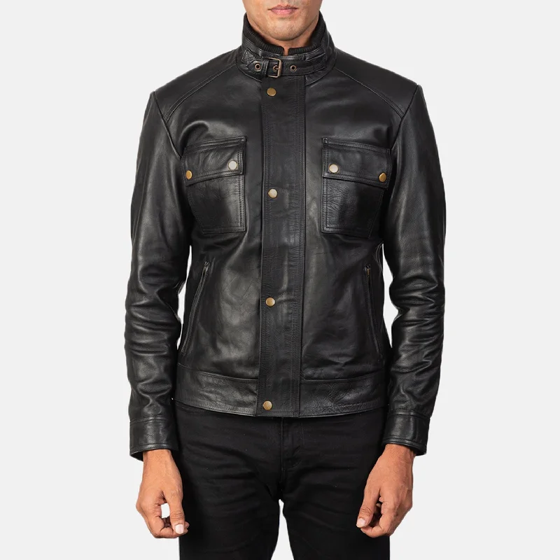Fresh clothing styles are here – Shop now for exclusive discounts! Darren Black Leather Biker Jacket Fresh clothing styles are here – Shop now for exclusive discounts! Darren Black Leather Biker Jacket