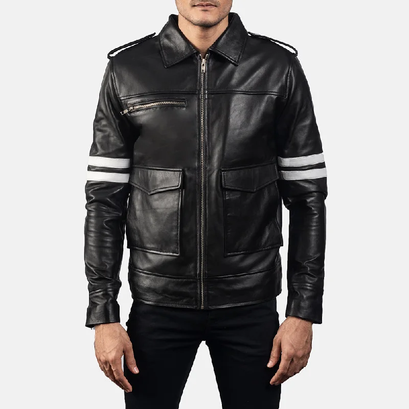 Shop affordable clothing for every season – Big savings this weekend only!  Dragonhide Black Leather Jacket