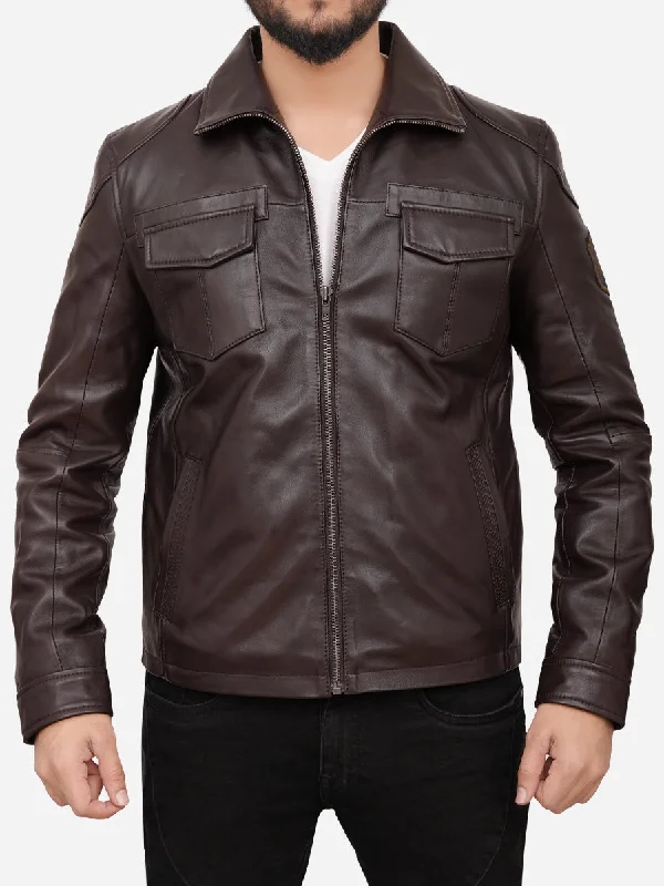 Shop affordable clothing for every season – Big savings this weekend only! Grayson Casual Brown Leather Jacket Shop affordable clothing for every season – Big savings this weekend only! Grayson Casual Brown Leather Jacket