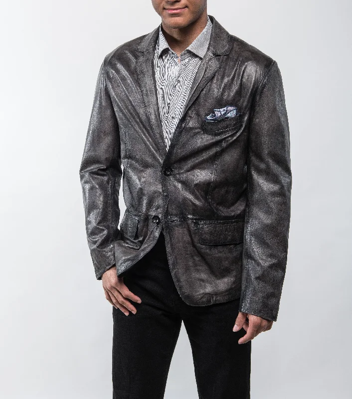 Shop men’s fashion for less – prices slashed on select items. Joshua Lambskin Leather Jacket- Charcoal Shop men’s fashion for less – prices slashed on select items. Joshua Lambskin Leather Jacket- Charcoal