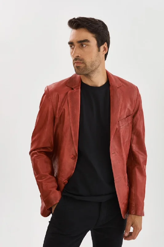 Last chance! Men’s clothing at unbeatable prices. Joshua Lambskin Leather Jacket- Red Last chance! Men’s clothing at unbeatable prices. Joshua Lambskin Leather Jacket- Red