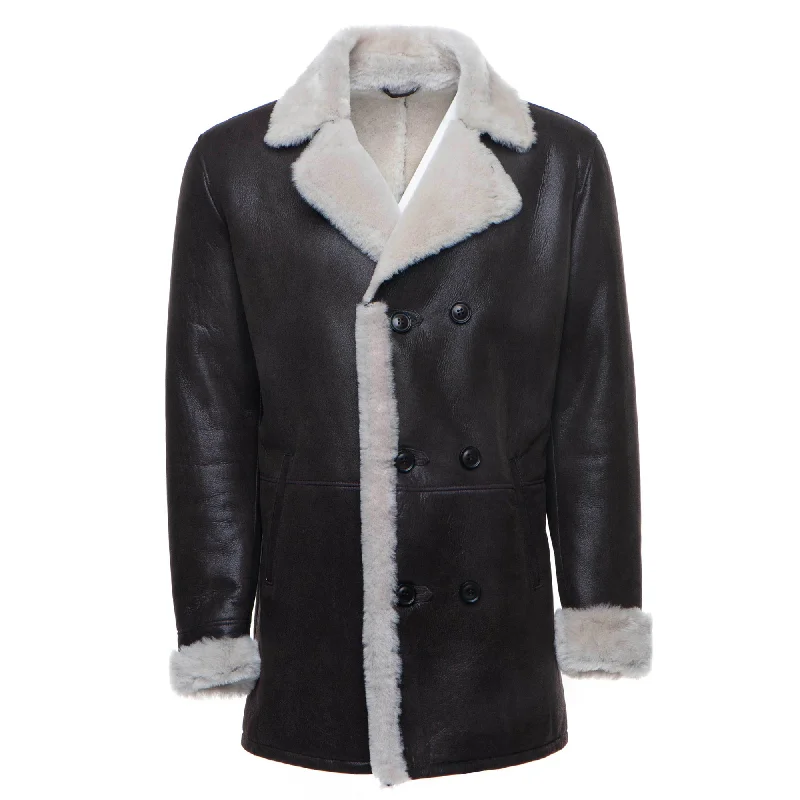 Shop new arrivals in clothing and save up to 60% off select items. Jozef's 3/4 length brown shearling buttoned coat Shop new arrivals in clothing and save up to 60% off select items. Jozef's 3/4 length brown shearling buttoned coat