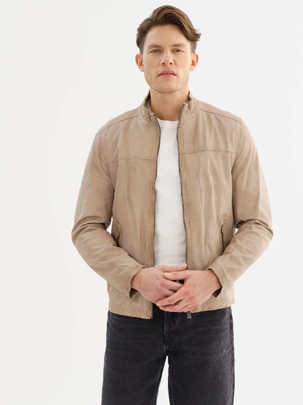 Get the latest styles in clothing – Shop now for unbeatable deals. Lucio Leather Jacket- Stone Get the latest styles in clothing – Shop now for unbeatable deals. Lucio Leather Jacket- Stone