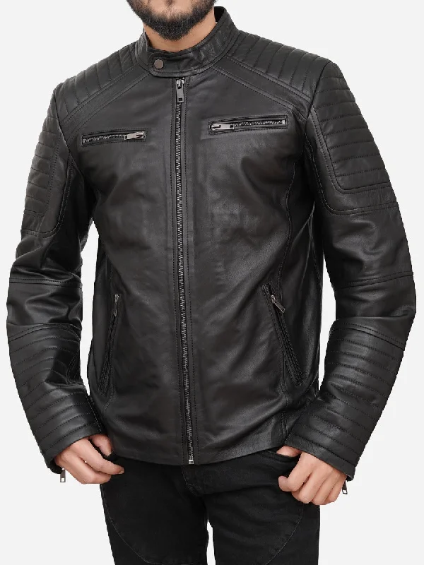 Shop new arrivals in clothing and save up to 60% off select items. Men Black Padded Motorcycle Jacket Shop new arrivals in clothing and save up to 60% off select items. Men Black Padded Motorcycle Jacket