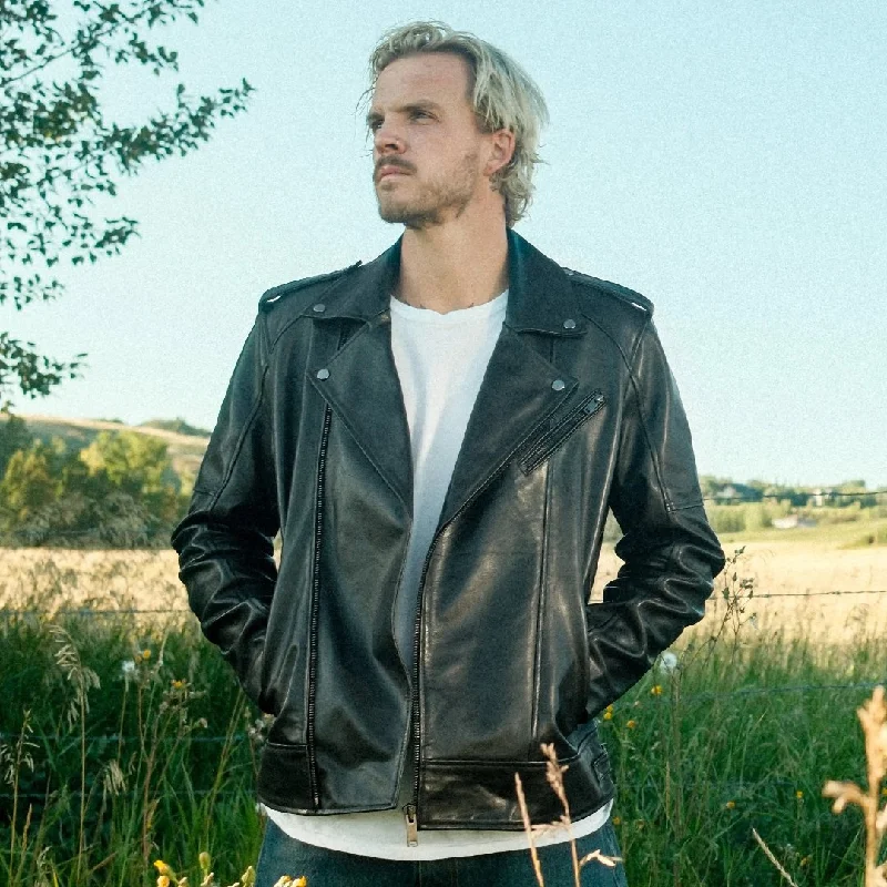 Time to upgrade your wardrobe – shop men’s fashion on sale. Men's Soft Lamb Leather Biker-Look Jacket Time to upgrade your wardrobe – shop men’s fashion on sale. Men's Soft Lamb Leather Biker-Look Jacket