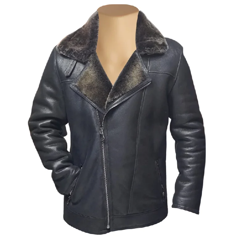 Upgrade your wardrobe with stylish clothing at discounted prices. Robbie's Black Shearling Sheepskin Car coat Upgrade your wardrobe with stylish clothing at discounted prices. Robbie's Black Shearling Sheepskin Car coat