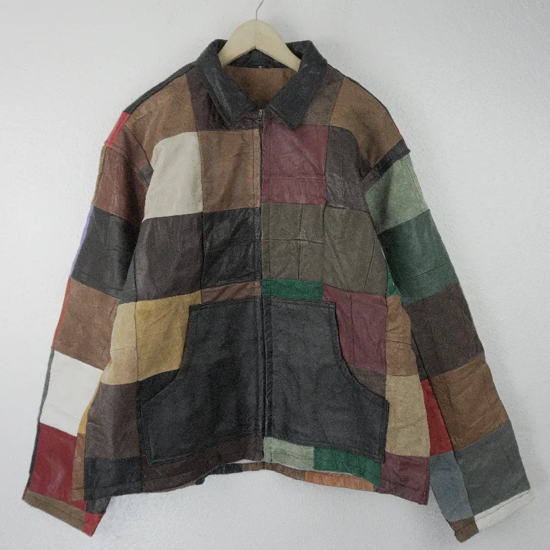 Best deals on men’s clothing – Sale ends soon, shop today! Leather Jacket Size M Multicolor Patchwork Best deals on men’s clothing – Sale ends soon, shop today! Leather Jacket Size M Multicolor Patchwork