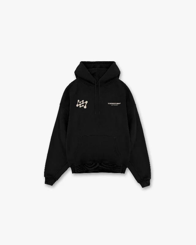 Shop men’s fashion at discount prices and save up to 70%!  247 Future Terrains Oversized Hoodie - Black