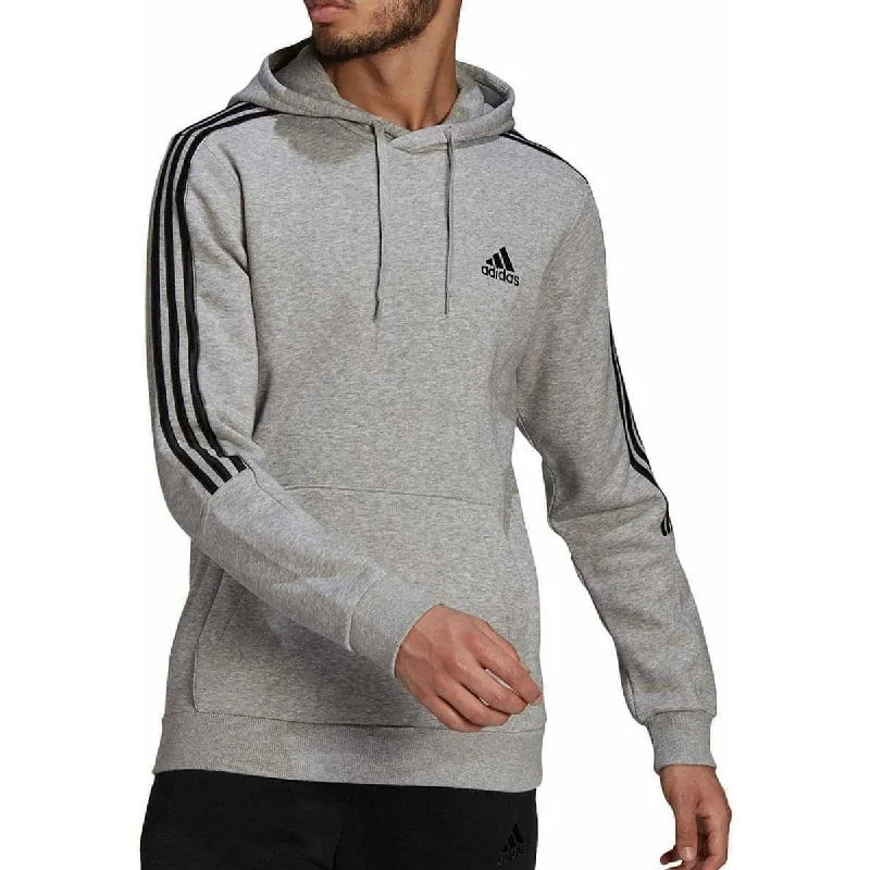 Shop now for fresh styles at discounted prices.  adidas Essentials Fleece Cut 3 Stripes Mens Hoody - Grey