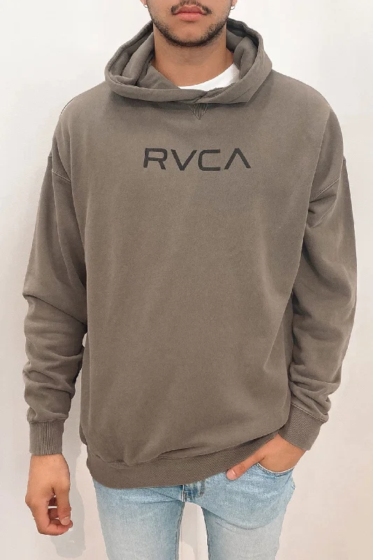 Shop affordable clothing – Limited-time only!  Big RVCA Washed Hoodie Mushroom