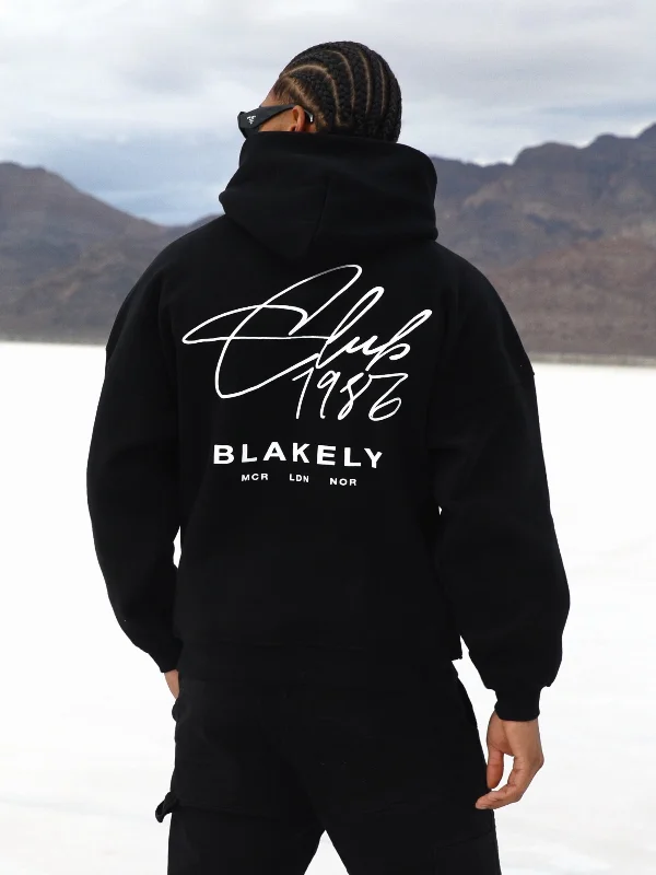 Big discounts – don’t miss out!  Club Relaxed Hoodie - Black