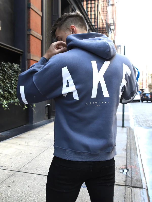 Huge deals on men’s clothing – Limited-time only!  Idris Oversized Hoodie - Blue
