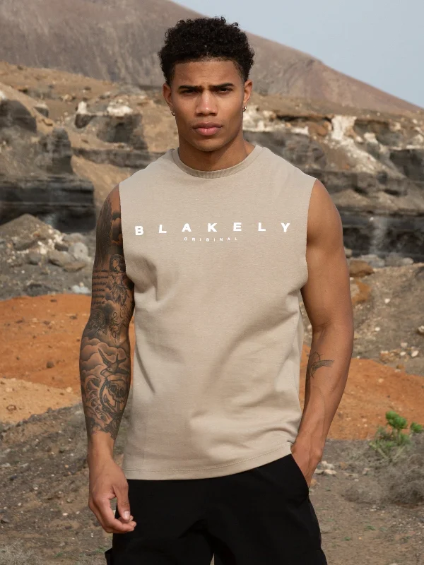 Shop the best  fashion at prices you can’t beat.  Kuta Sleeveless Tee - Washed Khaki
