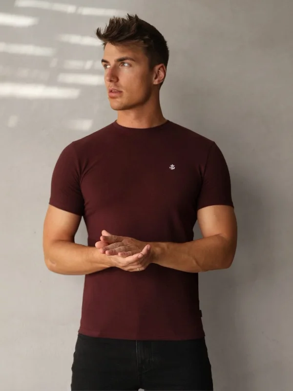 Shop exclusive offers on men’sapparel   Livorno T-Shirt - Burgundy