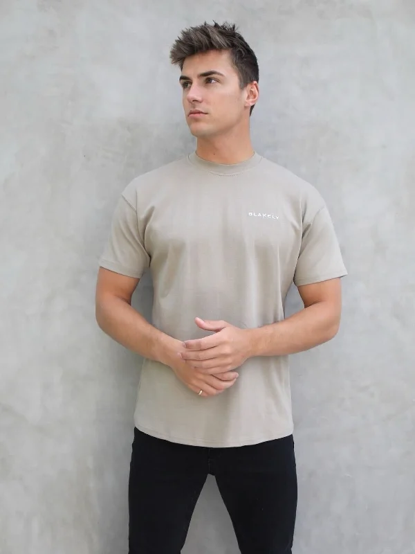 Flash discounts – men’s clothing essentials for less.  Series Relaxed T-Shirt - Washed Khaki