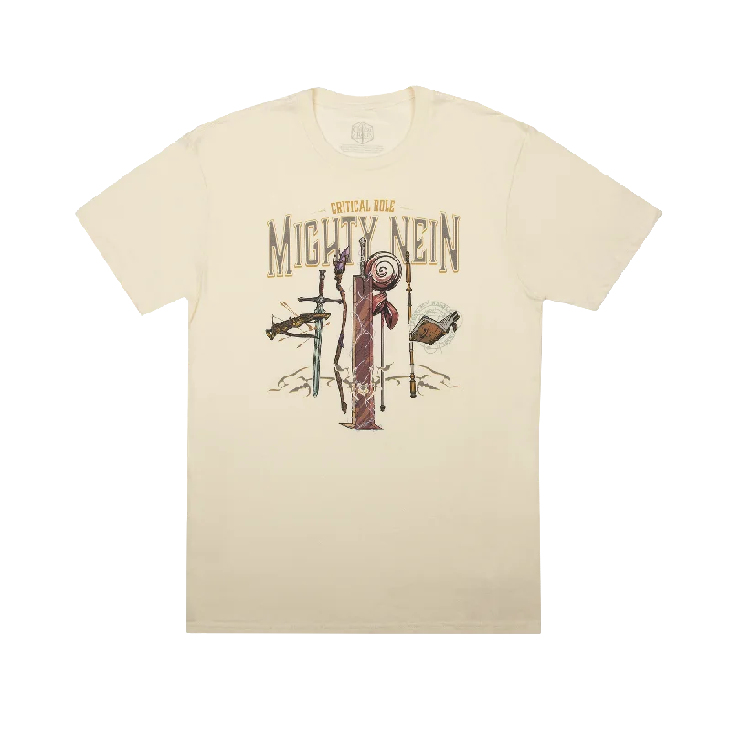 Shop the best  fashion at prices you can’t beat.  Mighty Nein Weapons Natural Tee