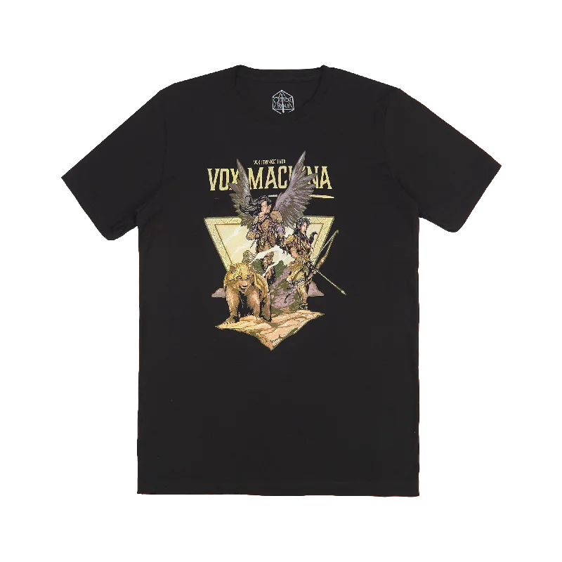 Exclusive clothing deals for  customers – Shop today!  Vox Machina Vax, Vex & Trinket Black Tee