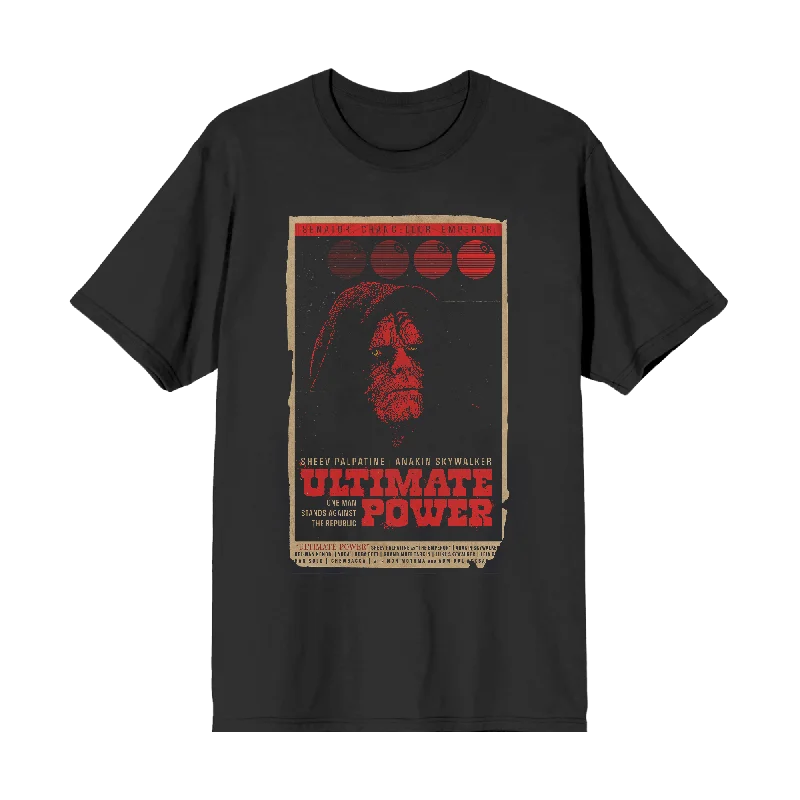 Get ready for the season with exclusive savings on trendy clothes. Darth Sidious Ultimate Power Grindhouse Poster Black Tee Get ready for the season with exclusive savings on trendy clothes. Darth Sidious Ultimate Power Grindhouse Poster Black Tee