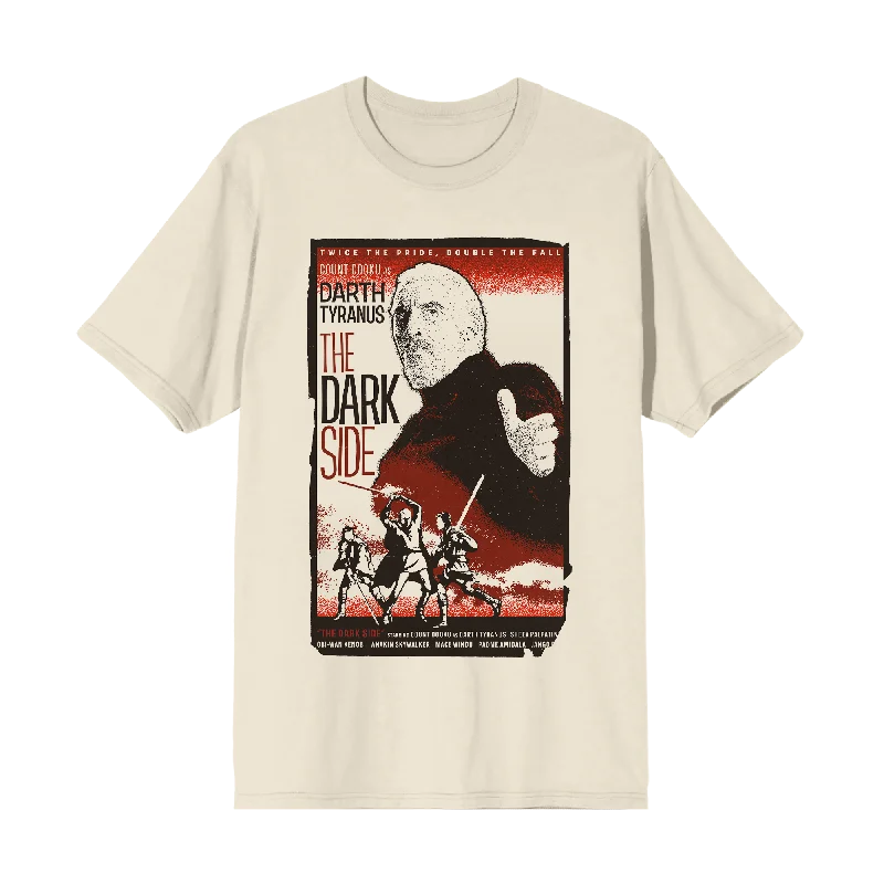 Exclusive offers on men’s wardrobe essentials – save more now! Darth Tyranus The Dark Side Grindhouse Natural Tee Exclusive offers on men’s wardrobe essentials – save more now! Darth Tyranus The Dark Side Grindhouse Natural Tee