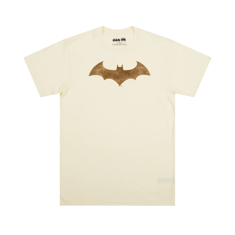 Buy now, pay later – exclusive savings on men’s clothing.  Bat Symbol Natural Tee
