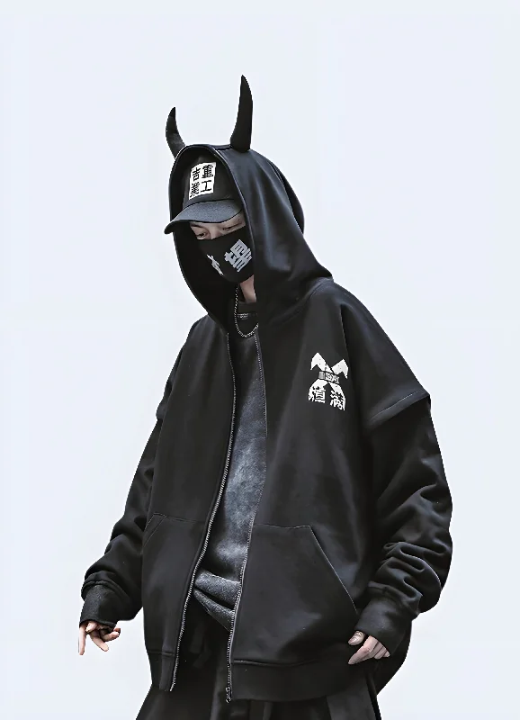 Shop clothing for less – Amazing savings on your favorite styles.  Demon Horn Hoodie
