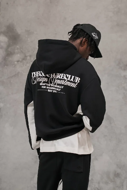 Shop the best clothing sales of the year!  DESIGN DEPARTMENT PANEL HOODIE - BLACK