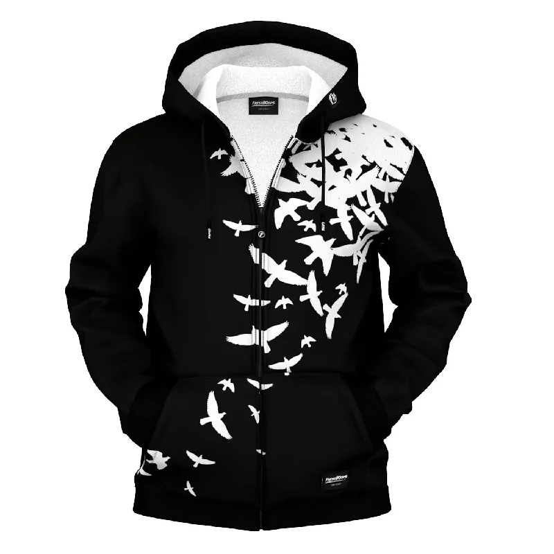 Shop the best in men’s fashion for less – limited-time sale!  Doves Zip Up Hoodie