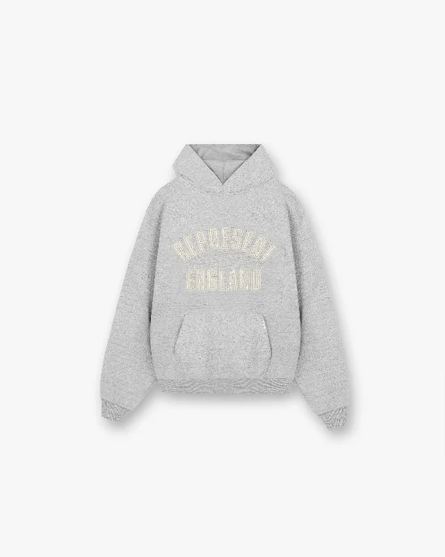 Best clothing deals of the season – Shop now and enjoy big savings.  England Applique Hoodie - Grey Marl