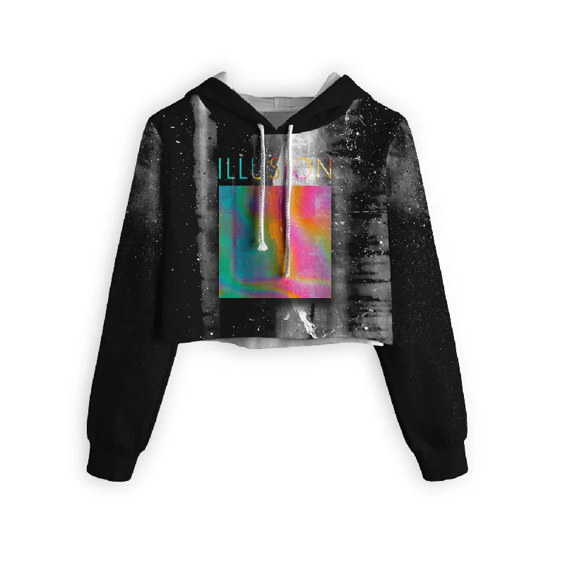Shop the latest trends in men's clothing at unbeatable prices.  Illusions Cropped Hoodie