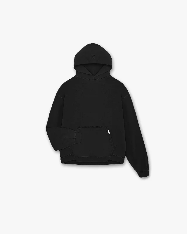 Shop the best clothing brands at amazing prices –   Initial Oversized Hoodie - Black