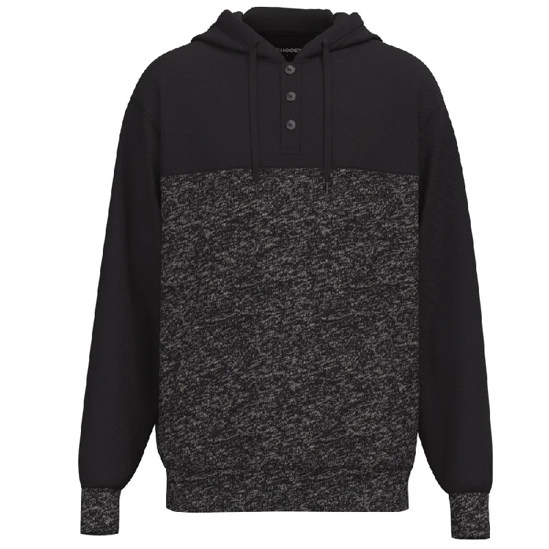Enjoy exclusive discounts.  "Jimmy" Black w/Quilt Detailing Hoody
