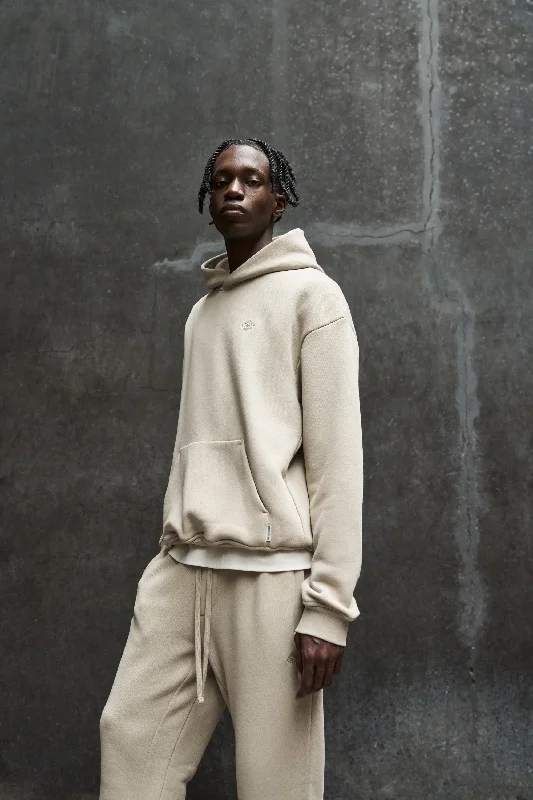 Buy more, save more –  LAUNDERED CLASSICS HOODIE - BEIGE